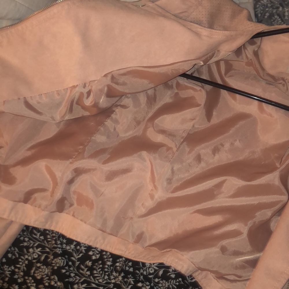 pink biker jacket - Picture 6 of 6